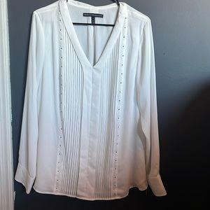 Long Sleeve V-Neck Blouse